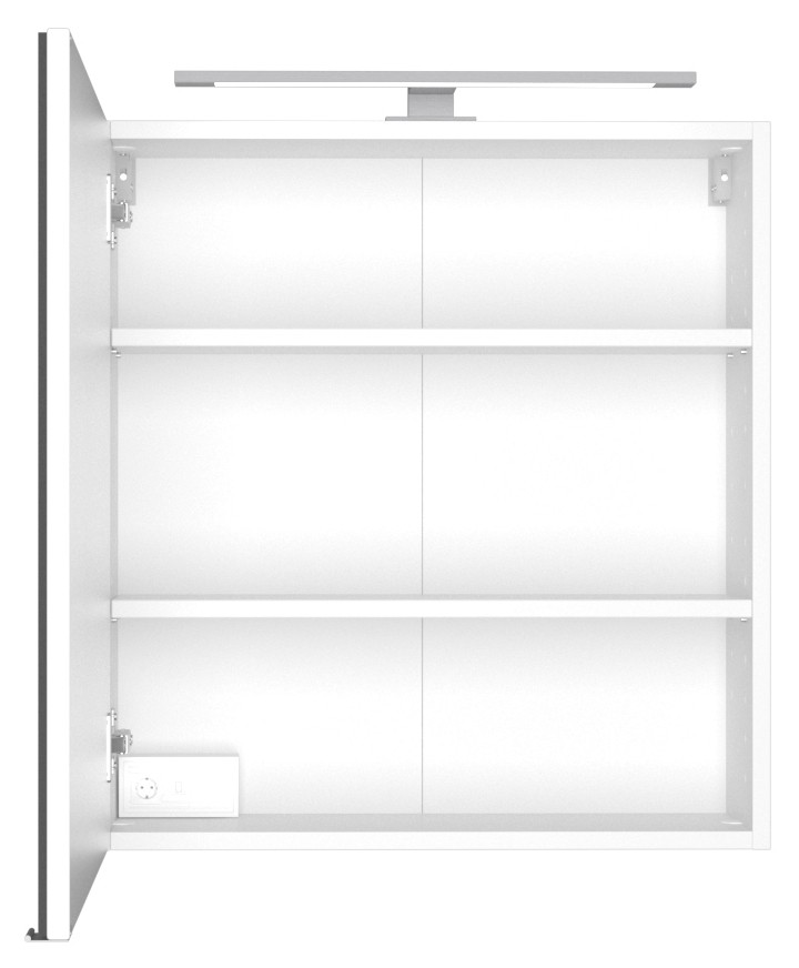 Held Möbel Unterbecken-Set Davos 90 cm -E- (rechts) weiß/matt weiß jetzt  kaufen bei