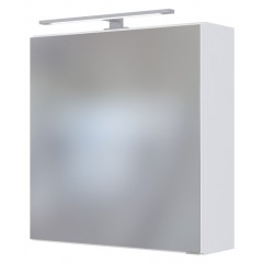 Held Möbel Spiegelschrank Davos 60 cm weiß/matt weiß