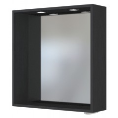 Held Möbel Spiegelpaneel Davos 60 cm graphit/matt grau