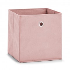 Zeller Aufbewahrungsbox, Vlies, rosé, 28 x 28 x 28 cm