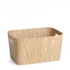 Zeller Aufbewahrungsbox "Holz", Pappe, Holzoptik, ca. 34,2 x 24,5 x 18 cm