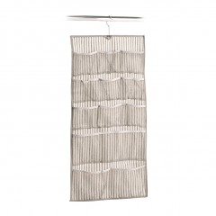 Zeller Hänge-Aufbewahrung "Stripes", Vlies, beige, 40 x 80 cm