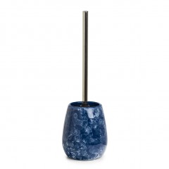Zeller WC-Bürste "Blue Marble", Keramik, blau, Ø12,8 x 41 cm