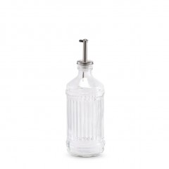 Zeller Essig-/Ölflasche, 500 ml, Glas, transparent, Ø7,8 x 23 cm