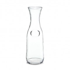 Zeller Glaskaraffe, 1000 ml, Glas, transparent, Ø9,5 x 27 cm