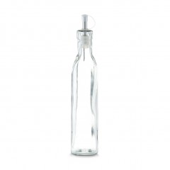 Zeller Essig-/Ölflasche, 270 ml, Glas, transparent, 4,9 x 4,9 x 25 cm
