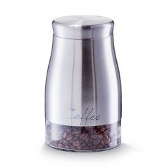 Zeller Vorratsglas "Coffee", 1300 ml, Edelstahl, silber, Ø11,5 x 19 cm
