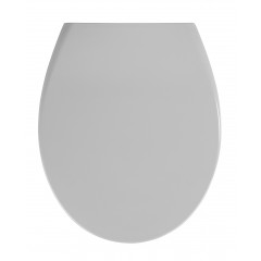 Wenko Premium WC-Sitz Samos Concrete Grey, Duroplast, mit Absenkautomatik