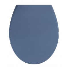 Wenko Premium WC-Sitz Samos Slate Blue, Duroplast, mit Absenkautomatik