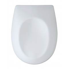 Wenko WC-Sitz Vorno, Toilettensitz mit Absenkautomatik, Schnellbefestigung, aus stabilem Duroplast