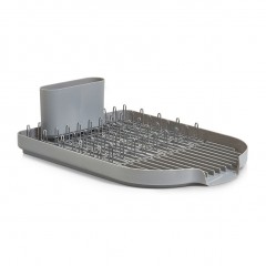 Zeller Geschirrabtropfständer, Metall/Kunststoff, grau, 45 x 32 x 13 cm