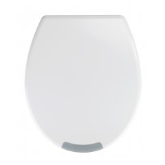 Wenko WC-Sitz Secura Comfort L, aus antibakteriellem Duroplast mit Sitzflächenerhöhung