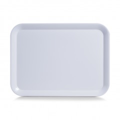 Zeller Melamintablett, weiß, 43,5 x 32,5 cm