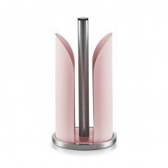 Zeller Küchenrollenhalter, Edelstahl/Metall, matt rosé, Ø15 x 30,5 cm