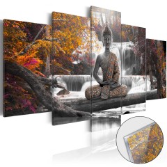 Artgeist Acrylglasbild - Autumnal Buddha [Glass]