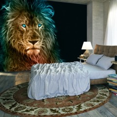 Artgeist Fototapete - Abstract lion