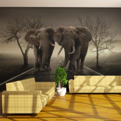 Artgeist Fototapete - City of elephants