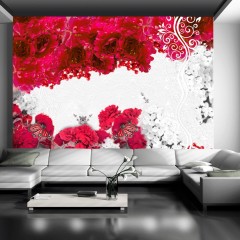 Artgeist Fototapete - Colors of spring: red