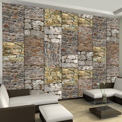 Artgeist Fototapete - Puzzle with stones