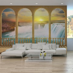 Artgeist Fototapete - Dream about Niagara Falls