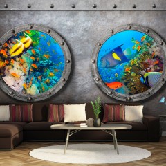 Artgeist Fototapete - Window to the underwater world