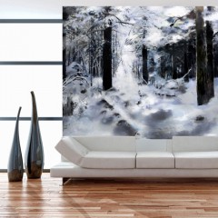 Artgeist Fototapete - Winter forest
