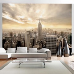 Artgeist Fototapete - New York - Manhattan at dawn