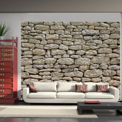 Artgeist Fototapete - Steinmauer a la Provence