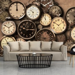 Artgeist Fototapete - Old Clocks