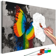 Artgeist Malen nach Zahlen - Colourful Butterfly