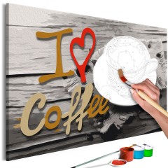 Artgeist Malen nach Zahlen - I Love Coffee