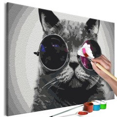 Artgeist Malen nach Zahlen - Cat With Glasses