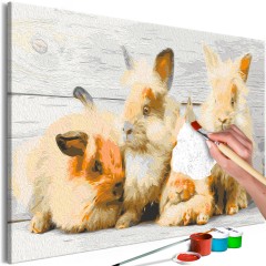 Artgeist Malen nach Zahlen - Four Bunnies