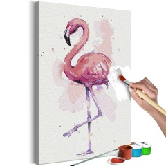 Artgeist Malen nach Zahlen - Friendly Flamingo