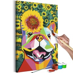 Artgeist Malen nach Zahlen - Happy Bulldog