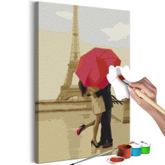 Artgeist Malen nach Zahlen - Kiss in Paris