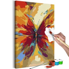 Artgeist Malen nach Zahlen - Multicolored Butterfly