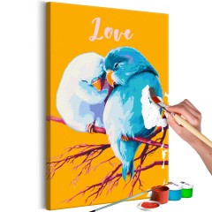 Artgeist Malen nach Zahlen - Parrots in Love