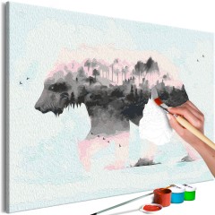 Artgeist Malen nach Zahlen - Pastel Teddy Bear