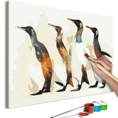 Artgeist Malen nach Zahlen - Penguin Family