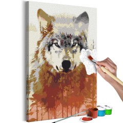 Artgeist Malen nach Zahlen - Wolf and Forest