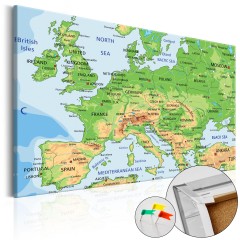 Artgeist Korkbild - Europe [Cork Map]
