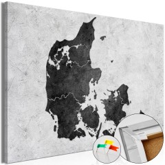 Artgeist Korkbild - Stone Denmark [Cork Map]