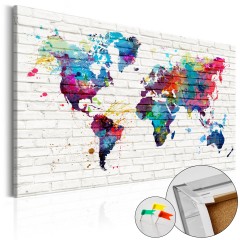 Artgeist Korkbild - Walls of the World  [Cork Map]