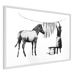 Poster - Banksy: Washing Zebra [Poster]