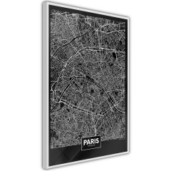 Poster - Dark Map of Paris [Poster]