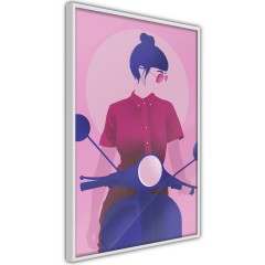 Poster - Girl on Scooter [Poster]