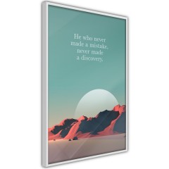Poster - He Who Never Made a Mistake, Never Made a Discovery [Poster]