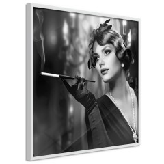 Poster - Lady with Cigarette [Poster]