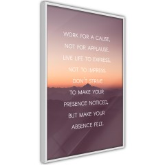 Poster - Make Your Absence Felt [Poster]
